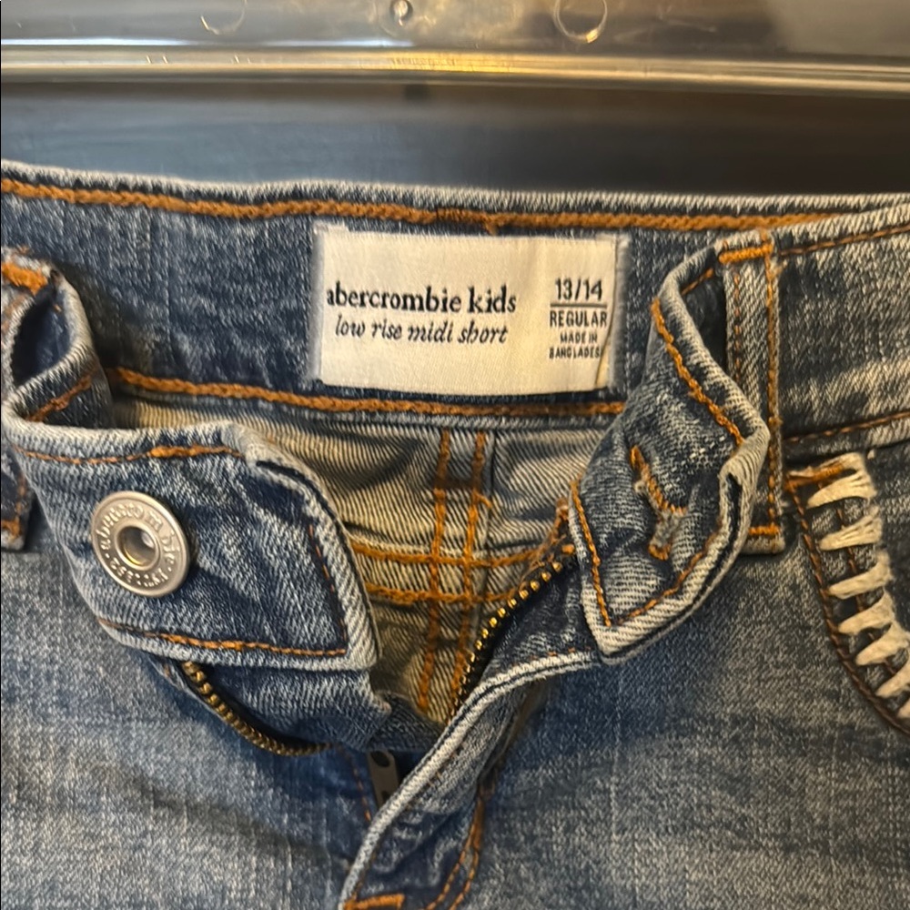 Abercrombie Kids Classic Blue Denim Shorts